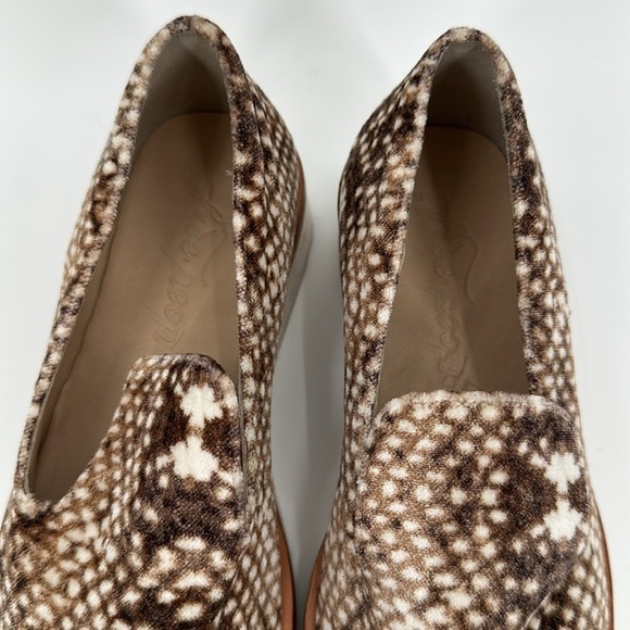 Free People Snake Eyes Velvet Slip On Loafers 40 - Picture 4 of 8